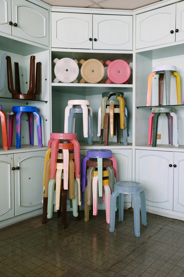 RUMBA BOR CHOEI RECYCLED PLASTIC STOOL