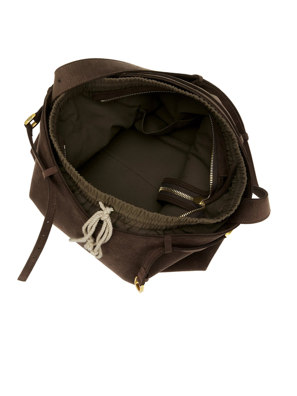 SANSPENG SUEDE TROUSER BAG