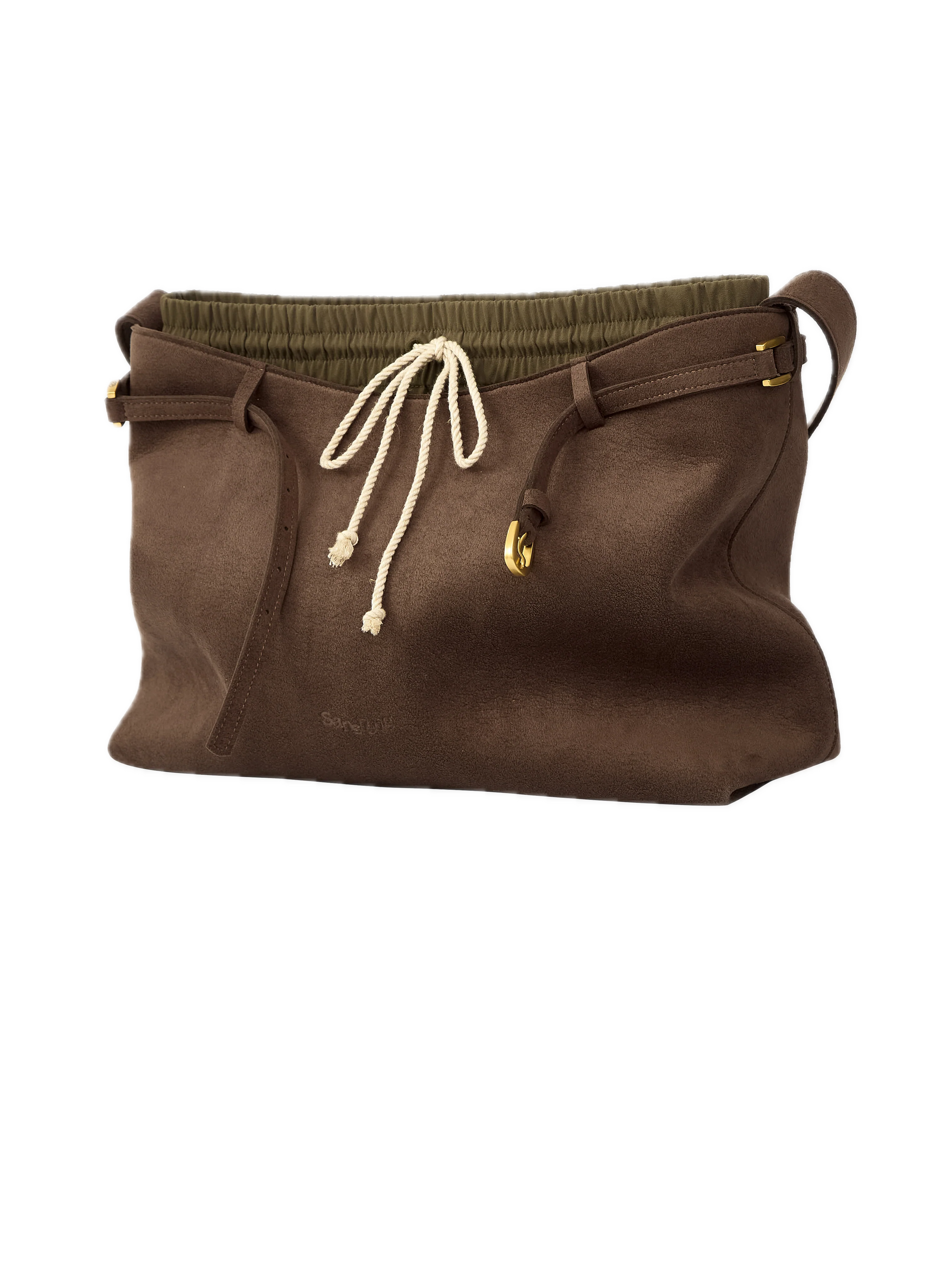 SANSPENG SUEDE TROUSER BAG