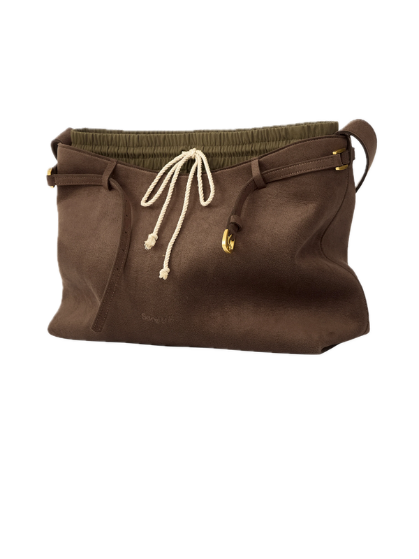 SANSPENG SUEDE TROUSER BAG