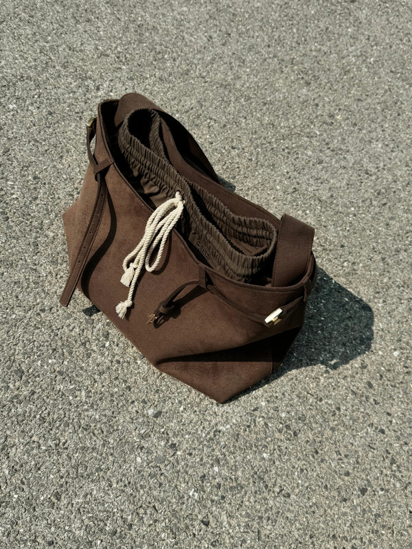 SANSPENG SUEDE TROUSER BAG