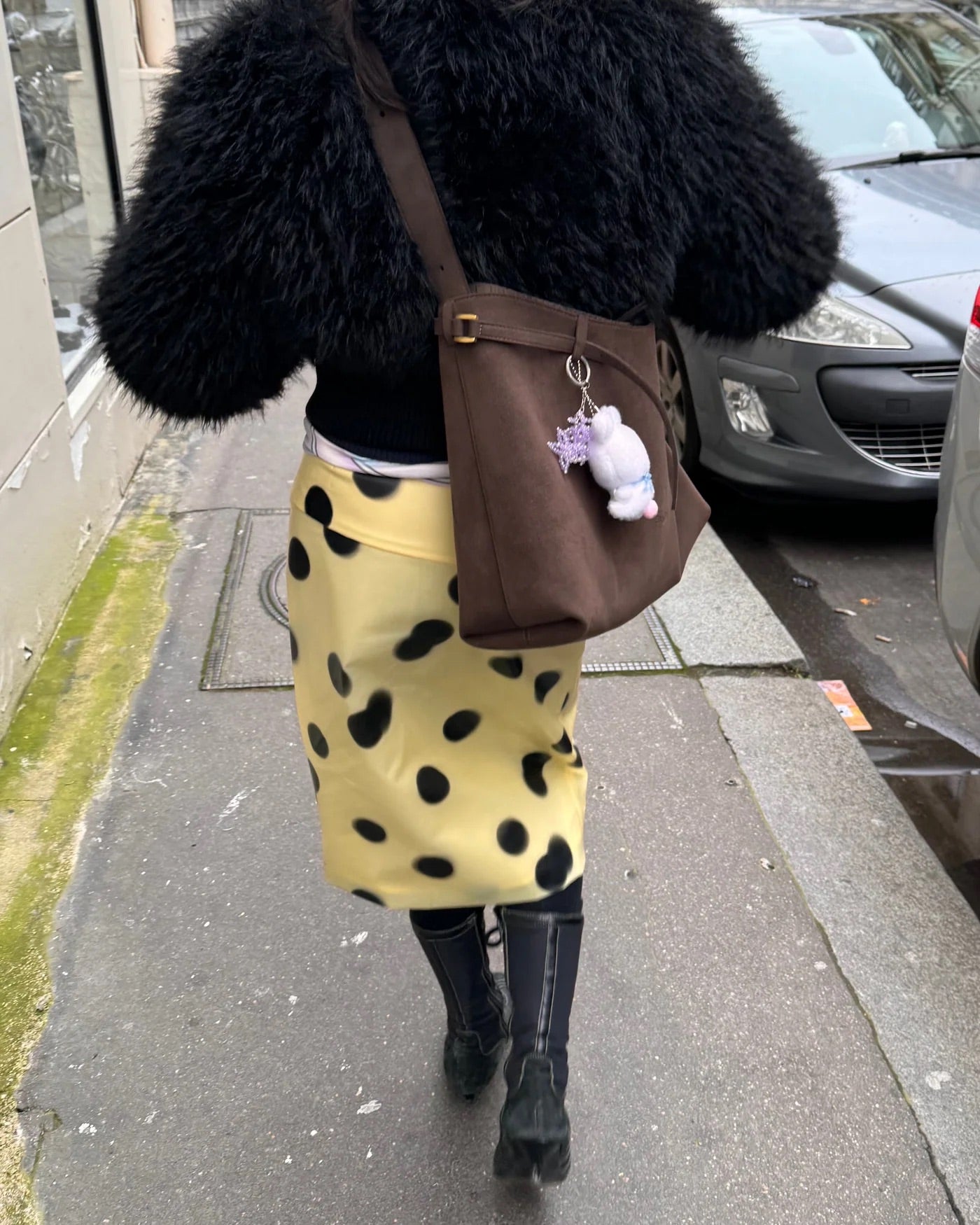 SANSPENG SUEDE TROUSER BAG